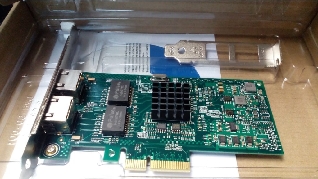 Intel I350-T2 Dual Port Gigabit Ethernet PCI-E Network Card For Servers 1 thumbnail image