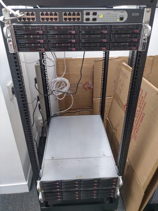 Archsolution Design Open Frame Rack with Supermicro Servers